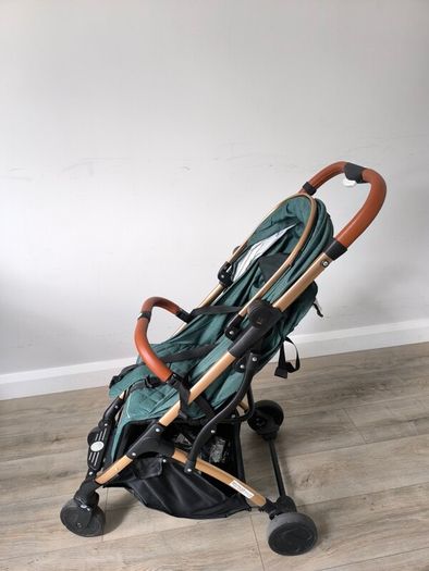 Lejoux travel stroller green and gold