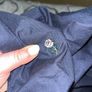 Navy River Island Short sleeves Shirt size Large with little rose Image 2