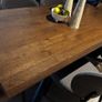 Smoked Oak Dining Table Brand New Image 5