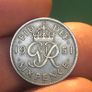 1951 Sixpence George VI Image 2
