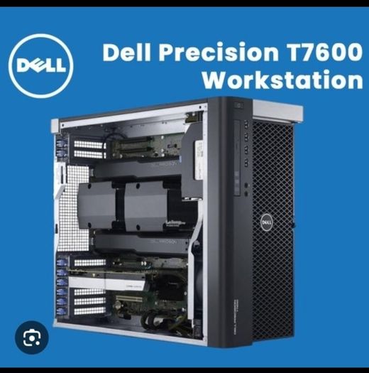 DELL WORKSTATION T7600 2x Intel Xeon E5-2687W (3.10 GHz base, 3.80 GHz Turbo Boost, Total 16 cores/32 threads  4TB storage , 512GB  16x32GB memory ram video card for 4 monitors display port