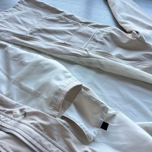 NEW Mens 9XL Cream Oversized Utility Jacket