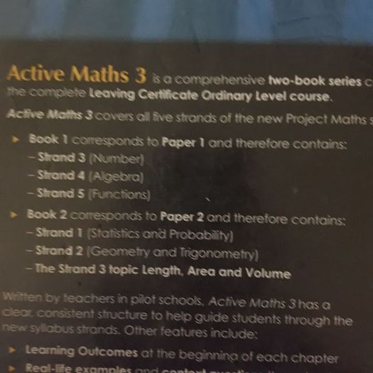 Active Maths 3 Leaving Cert Ordinary Level