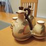 Salt Pepper Vinegar & Olive Oil Set Image 3