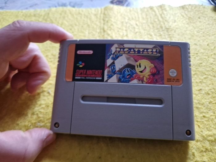 Pac Attack Snes Super Nintendo Arcade Retro Games Original