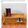 Wooden Shoe Rack Image 6