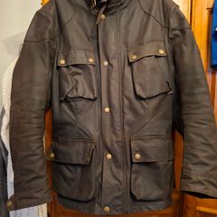 BELSTAFF waxed Trialmaster Pro motorcycle jacket.