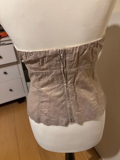 Gold/bronze tube top