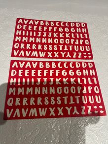 2 Packs Alphabet Stickers