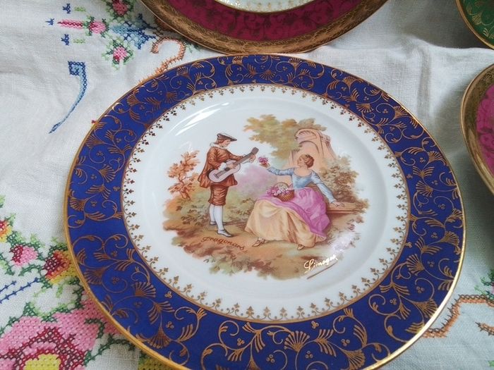 Limoges Cabinet Plates