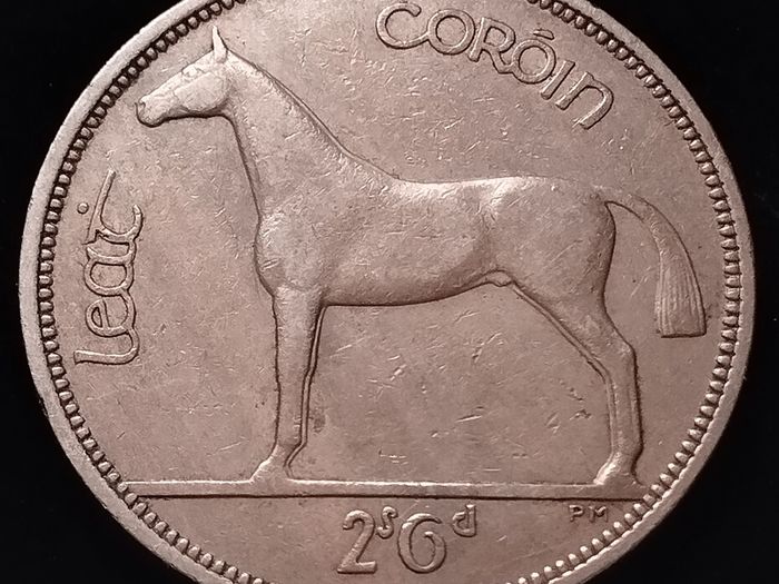 #2414 - Ireland - 1961 - Half Crown - MULE - KM.17