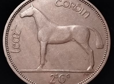 #2414 - Ireland - 1961 - Half Crown - MULE - KM.17