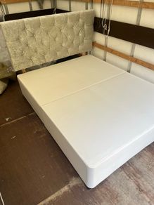 king size base and headboard