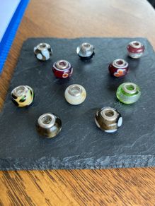 Sterling silver Chrysalis charms