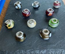 Sterling silver Chrysalis charms