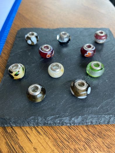 Sterling silver Chrysalis charms