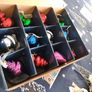 Retro Vintage Style Christmas Baubles one Box of x12 Glass Ornaments Image 5