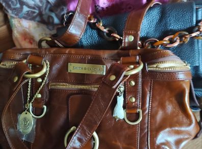 Smith and Canova Designer Leather Bag New