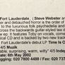 Fort Lauderdale - Flux 1913. Three track 10" by avant garde indie rock duo. Very unusual sound. Image 3