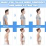 Posture Corrector for Men Women,Back Brace Posture Corrector,Adjustable Back Straightener Posture Corrector to Prevent Hunchback,Posture Correction,Shaping Upright and Confident Posture (M) Image 4