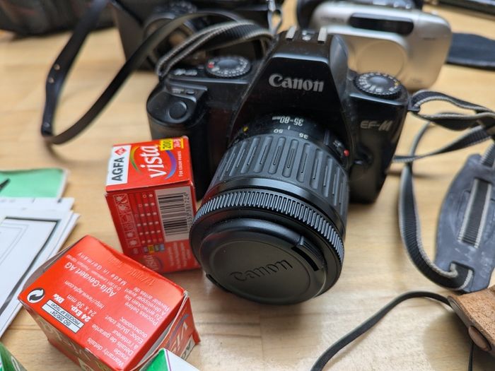 Vintage cameras and accessories