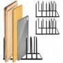 5 Tier Kitchen Cutting Board Rack, Carbon Steel Cutting Board Rack, Kitchen Pot Lid Storage Rack Kitchen Organizer And Storage Image 3