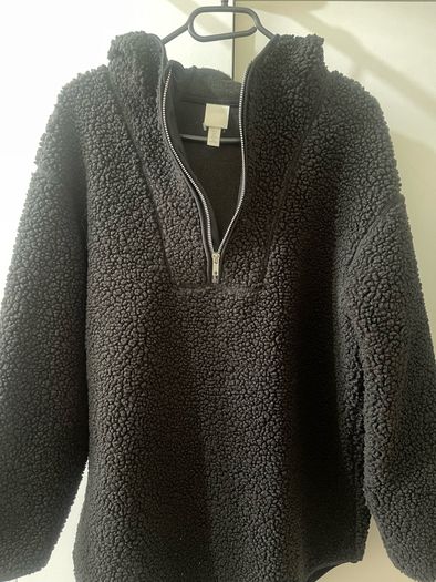 H&M Oversized Sherpa Hoodie