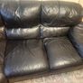 Black corner sofa Image 3