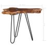 Coffee Table 70x45 cm Solid Teak Wood and Polyresin Image 5