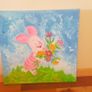 Piglet hand painted Nursery Picture Image 2