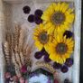 handmade frame with dry flowers! Image 4