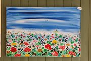 Original hand painted picture on canvas.