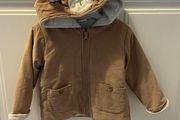 Brand new with tags next teddy coat with hood size 12-18months