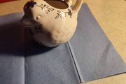 Painted Ceramic Bird Creamer STAMPED M &amp; B