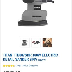Electric hand sander