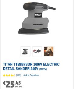 Electric hand sander