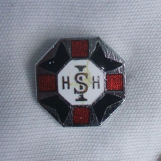 ISHH (unidentified) enamel badge (c.1970's)