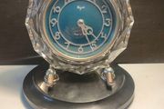 Vintage Majak Clock with Turquoise Face
