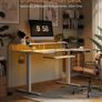Standing Desk, 140cm U Shaped Height Adjustable Image 6