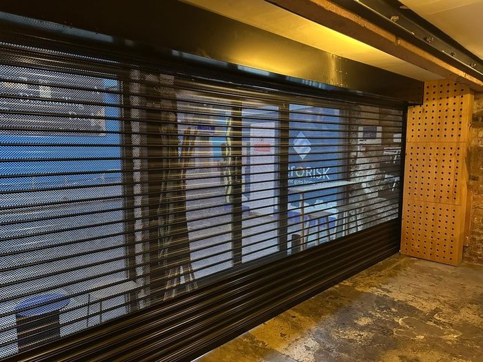 Electrically Operated Commercial Roller Shutter 5700mm x 2390mm