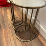 Nest of 3 mirror tables Image 3