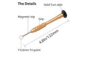 For iPhone 7 8 / 7 8 Plus / X Screwdriver Tri-Point 3-Point Y Tool 0.6 Tri Wing - FHT14RT