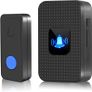 Wireless Doorbell, Waterproof Plug in Doorbell Operating at The Range of 300m with 39 Chimes, 5 Levels Volume Adjust & LED Indicator, Easy Install at Home, Apartment & Warehouse, Black Image 6