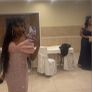 SHEIN Pink Sequin Maxi Dress With Bow Detail, size Small Image 2