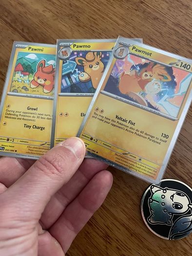 Pokemon cards - Chaos Rising, Pawmot line