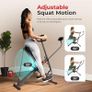 Smart Row-N-Ride Squat Machine  Foldable Upright Trainer, Full-Body Workout for Glutes Quads Core, Adjustable Resistance Bands, Bluetooth & Free SunnyFit App, 150 KG Capacity Image 3