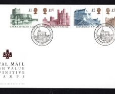 1992 Great Britain Royal Mail High Value Definitive (elliptical) Stamps Addressed First Day Cover (FDC)