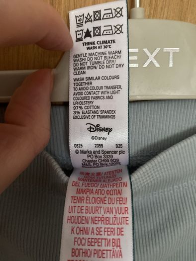M&S Frozen Girls top and leggings aged 3-4 years