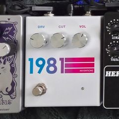 Guitar effects pedals