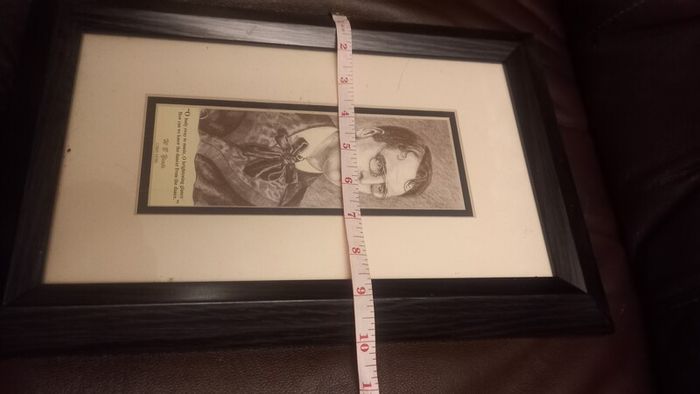 Framed picture wb yeats